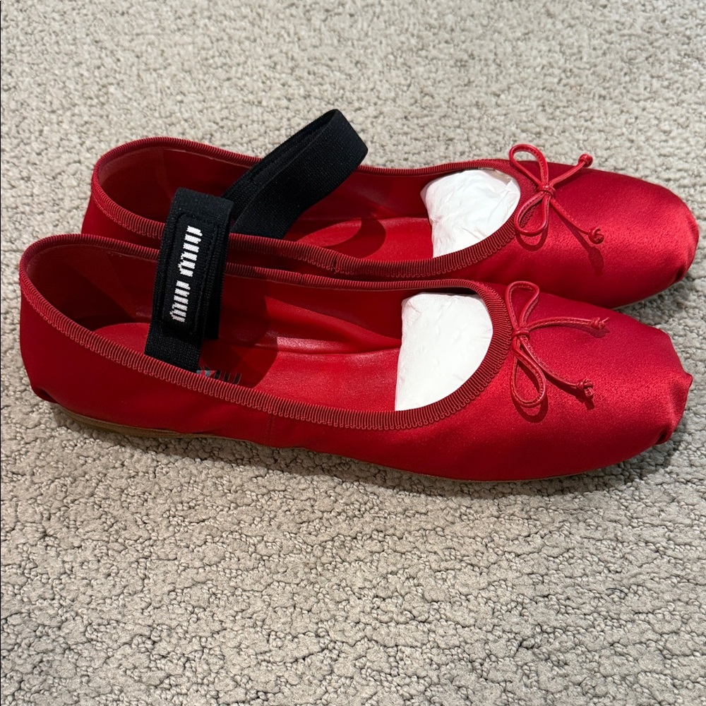 Miu Miu ballet designer flats- AUTHENTIC - Picture 2 of 5